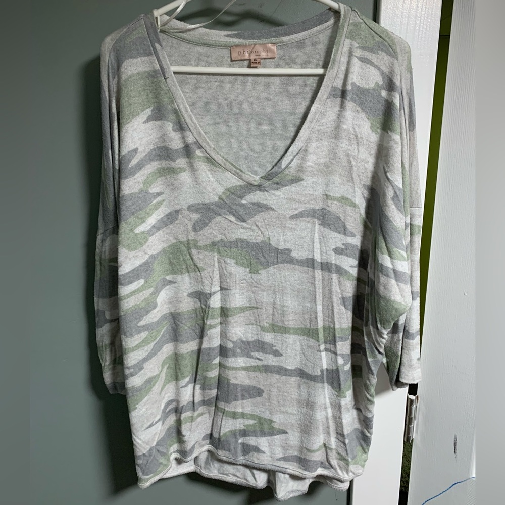 Soft camo top